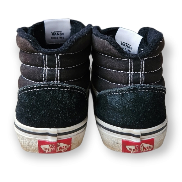 Vans Shoes High Top Old Skool Sneakers Black 2 Youth - Picture 4 of 7